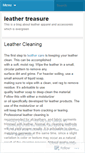 Mobile Screenshot of leatherfashion.wordpress.com