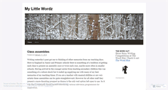 Desktop Screenshot of mylittlewordz.wordpress.com