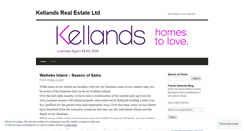 Desktop Screenshot of kellands.wordpress.com