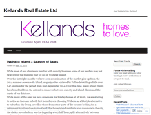 Tablet Screenshot of kellands.wordpress.com