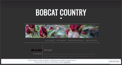 Desktop Screenshot of bobcatcountry.wordpress.com