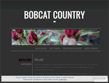 Tablet Screenshot of bobcatcountry.wordpress.com