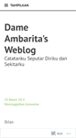 Mobile Screenshot of dameambarita.wordpress.com