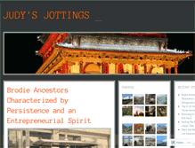 Tablet Screenshot of judysjottings.wordpress.com