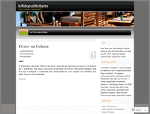 Tablet Screenshot of loftdopublicitario.wordpress.com