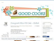 Tablet Screenshot of goodcooks.wordpress.com