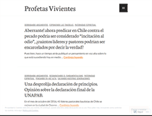 Tablet Screenshot of profetasilencioso.wordpress.com