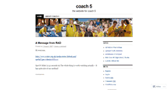 Desktop Screenshot of coach5.wordpress.com