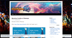 Desktop Screenshot of footballhighlightstv.wordpress.com