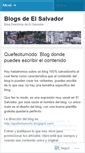 Mobile Screenshot of blogselsalvador.wordpress.com