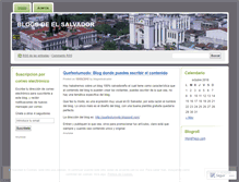 Tablet Screenshot of blogselsalvador.wordpress.com