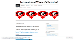 Desktop Screenshot of iwd2008.wordpress.com