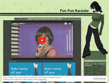 Tablet Screenshot of funfunkaraoke.wordpress.com