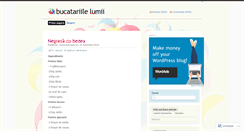 Desktop Screenshot of bucatariilelumii.wordpress.com
