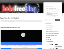 Tablet Screenshot of bobsfreeblog.wordpress.com