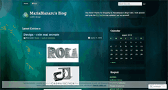 Desktop Screenshot of mariablanaru.wordpress.com