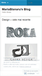 Mobile Screenshot of mariablanaru.wordpress.com