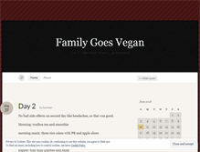 Tablet Screenshot of familygoesvegan.wordpress.com