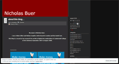 Desktop Screenshot of nicholasbuer.wordpress.com