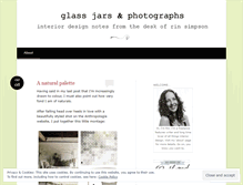 Tablet Screenshot of glassjarsandphotographs.wordpress.com