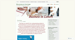 Desktop Screenshot of businessinletters.wordpress.com