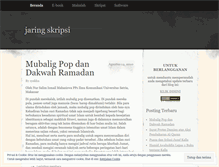 Tablet Screenshot of jaringskripsi.wordpress.com