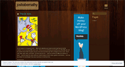Desktop Screenshot of joshabernathy.wordpress.com