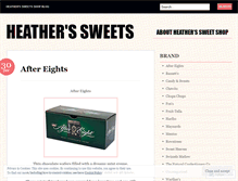 Tablet Screenshot of heathersweets.wordpress.com