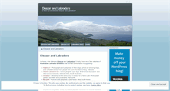 Desktop Screenshot of eleazarlabradors.wordpress.com