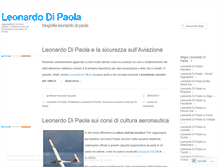 Tablet Screenshot of leonardodipaolaprof.wordpress.com