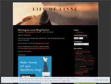 Tablet Screenshot of linne.wordpress.com
