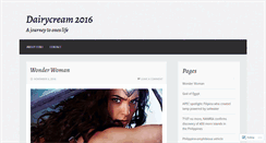 Desktop Screenshot of dairycream.wordpress.com