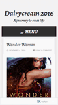 Mobile Screenshot of dairycream.wordpress.com