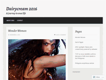 Tablet Screenshot of dairycream.wordpress.com
