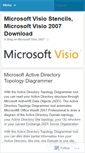 Mobile Screenshot of microsoftvisio.wordpress.com