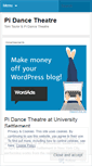 Mobile Screenshot of pidancetheatre.wordpress.com