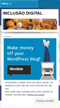 Mobile Screenshot of inclusaodigitalcnpq.wordpress.com