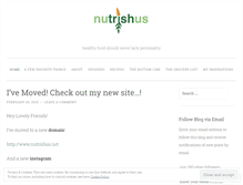 Tablet Screenshot of nutrishus.wordpress.com