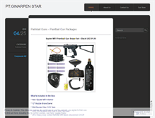 Tablet Screenshot of ginarpenstar.wordpress.com
