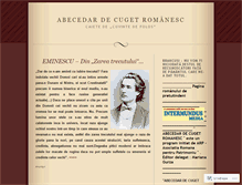 Tablet Screenshot of abecedardecugetromanesc.wordpress.com