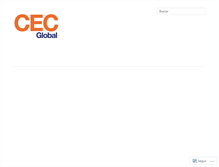 Tablet Screenshot of cecglobal.wordpress.com