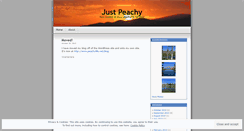 Desktop Screenshot of peachylife.wordpress.com