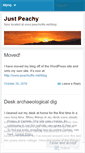 Mobile Screenshot of peachylife.wordpress.com
