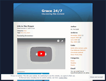 Tablet Screenshot of grace247.wordpress.com