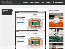 Tablet Screenshot of hotlookcreative.wordpress.com