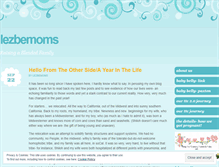 Tablet Screenshot of lezbemoms.wordpress.com
