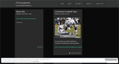 Desktop Screenshot of funnyypicks.wordpress.com