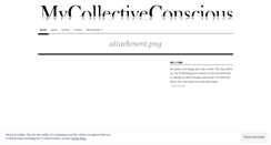 Desktop Screenshot of mycollectiveconscious.wordpress.com