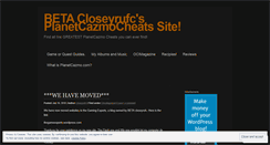 Desktop Screenshot of planetcazmofunfunfun.wordpress.com
