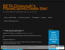 Tablet Screenshot of planetcazmofunfunfun.wordpress.com